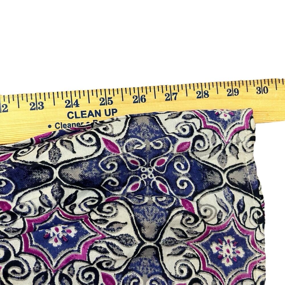 True Destinations Resort Wear Flare Pants Large Boho Mandala Vacation Beach - Picture 9 of 9